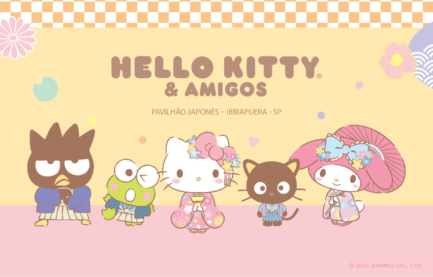 Festejando com Hello Kitty e Amigos