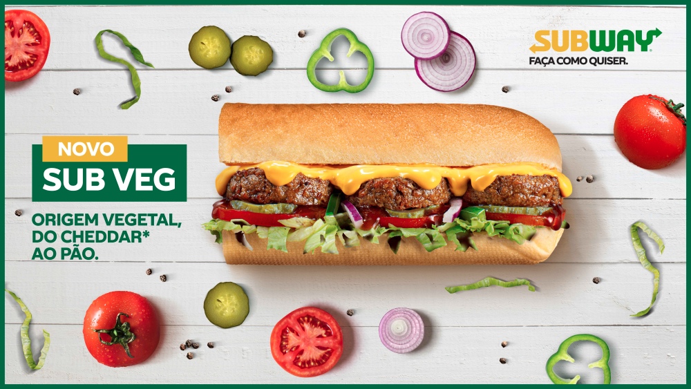 Confira a novidade da Incrível e do Subway®  Proteínas vegetais,  Sanduiche, Alimentação