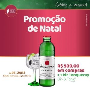 Cidade São Paulo premia clientes com kit Gin em promoção de Natal - ABC da  Comunicação