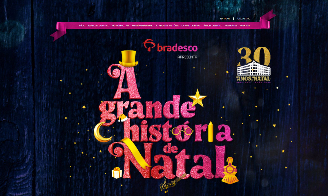 Site do Natal do Bradesco no Palácio Avenida é lançado com conteúdo  interativo - ABC da Comunicação