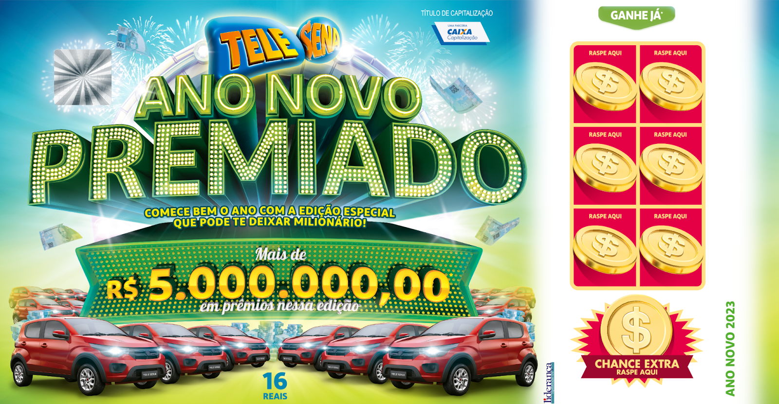 Tele Sena inicia o ano com campanha de Ano Novo estrelada pelo Alexandre  Pires e Ana Clara, com premiações de até R＄1 milhão - ABC da Comunicação