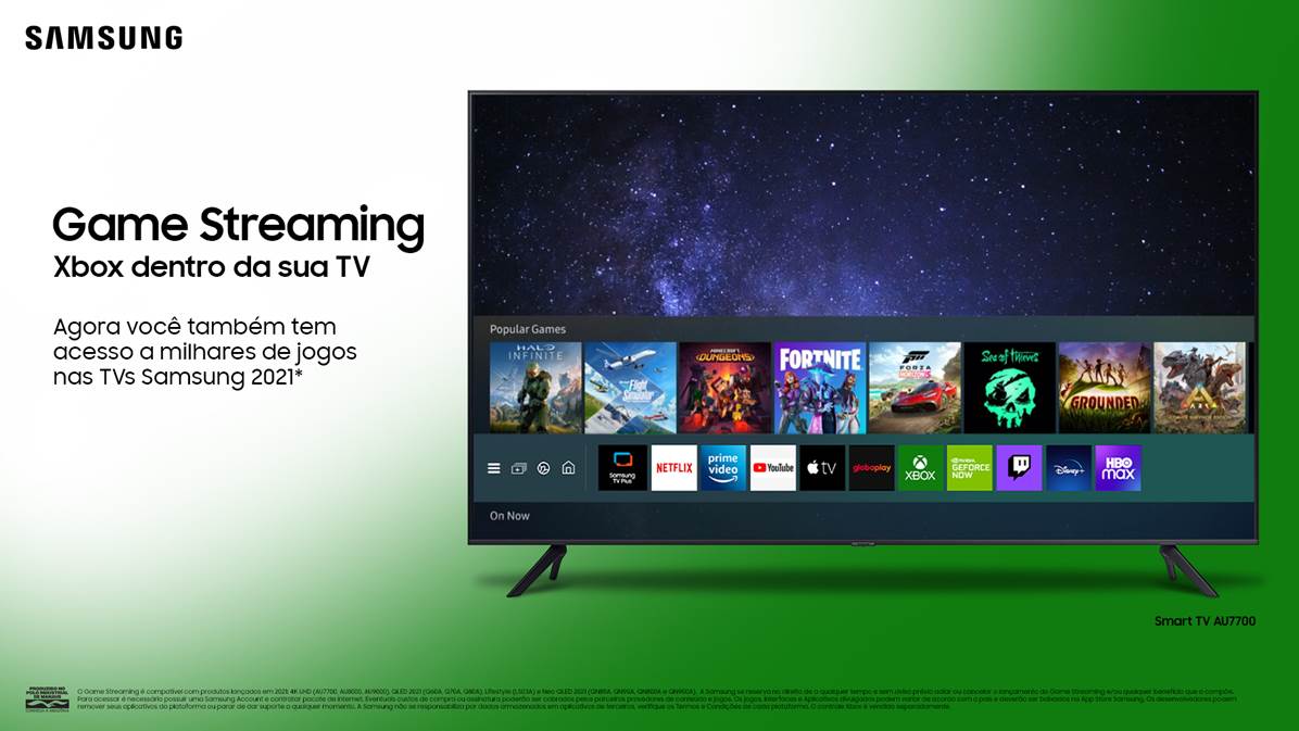 Vem jogar com a Samsung] ① Com o Samsung Gaming Hub você tem os seus games  direto da TV, sem precisar de console – Samsung Newsroom Brasil