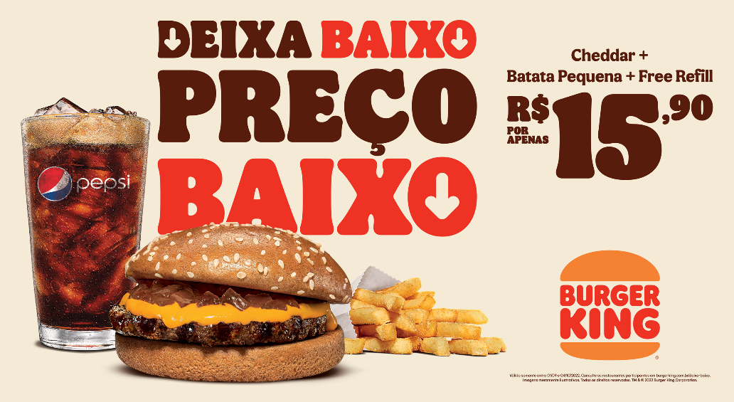 Burger King cria saco de pipoca com fundo falso para esconder